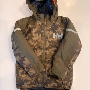Helly Hansen Camouflage Jacket and snow bibs